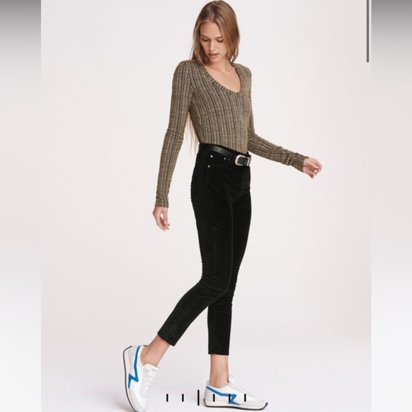 rag & bone Velvet Skinny Pant ❤️‍🔥 - Picture 1 of 7